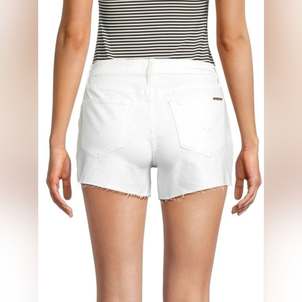 HUDSON, Gracie Midrise Cutoff Short, White, Size 30 - Picture 2 of 14